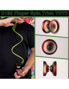Yoyo Profesional WATIEOBOO para Niños y Adultos - Negro Verde Rojo 2