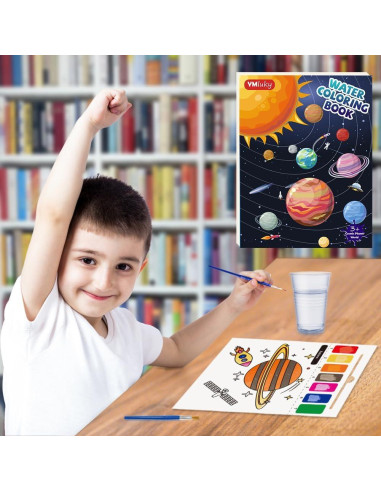 Libro de Pintura Acuarela YMluky para Niños 20 Páginas