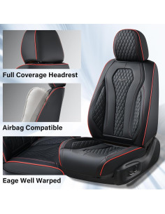Cubiertas de Asientos Coverado SCU018 Negras Impermeables 2