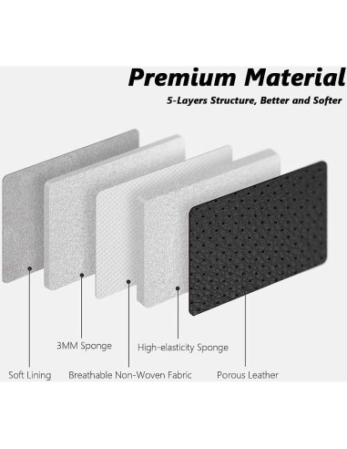 Cubiertas de Asientos Coverado SCU018 Negras Impermeables