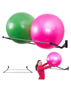 Soporte para Pelotas de Ejercicio ODOXIA - Estante Montado en Pared