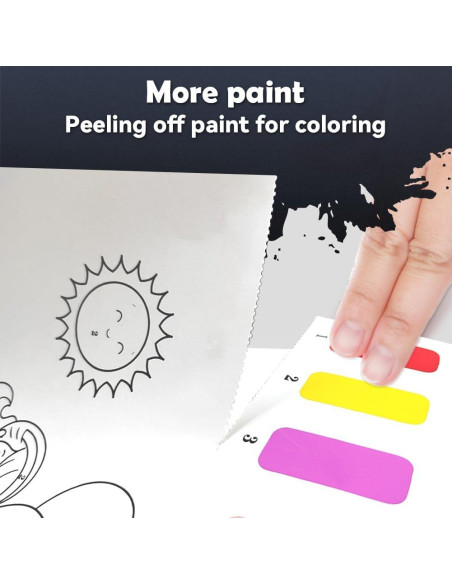 Libro de Pintura Acuarela YMluky para Niños 20 Páginas