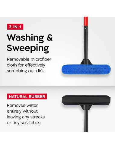 Limpiaparabrisas Extensible Tyroler 2 en 1 30 cm - 203 cm