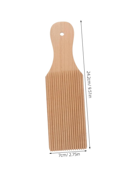 Tablero de Gnocchi de Madera Alipis 24x7cm Ergonómico