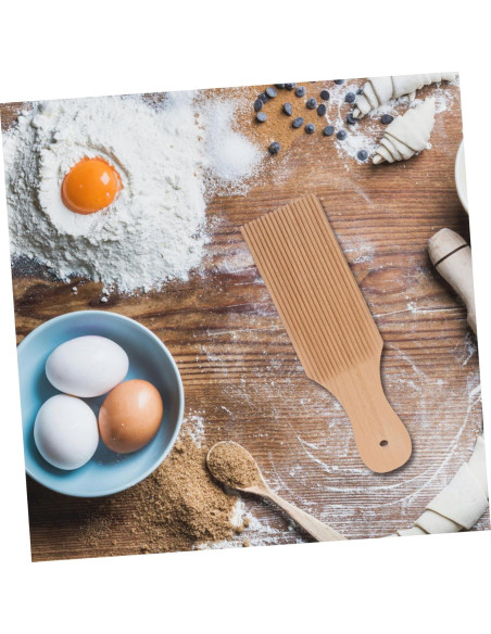 Tablero de Gnocchi de Madera Alipis 24x7cm Ergonómico