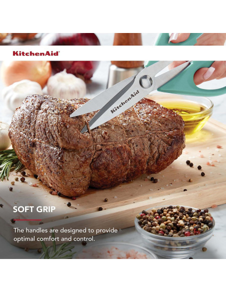 Tijeras de cocina KitchenAid Aqua Sky 22.1 cm acero inoxidable