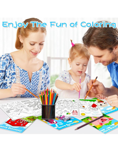 24 Libros para Colorear de Animales de Granja Lionoble