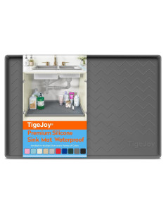 Alfombrilla de Silicona TigeJoy 22x19" A Prueba de Agua