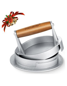 Prensa de Hamburguesas PURPLEBIRD 3 en 1 Aluminio Fundido