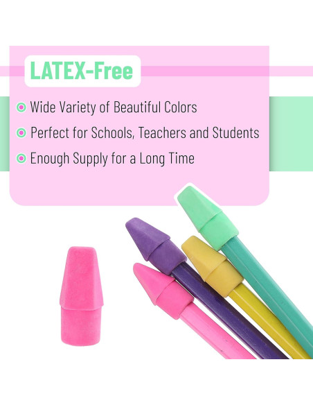 Borradores de Lápiz Mr. Pen EC100, Paquete de 120 Piezas