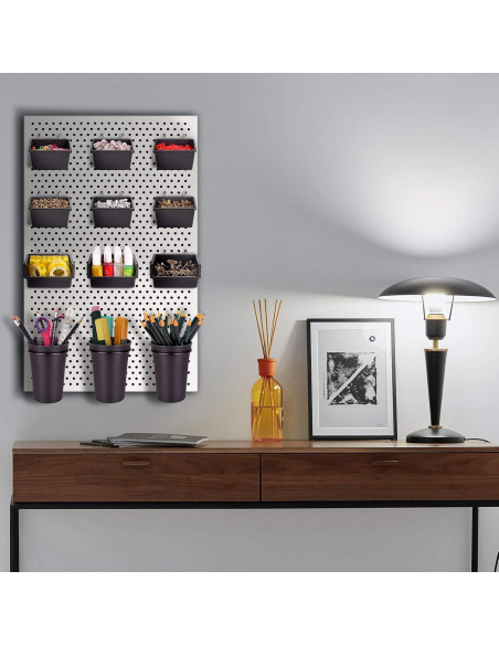 G.CORE 12 Piezas Contenedores y Tazas para Tablero Perforado