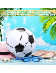 Chivao Paquete 12 Pelotas Inflables de Playa 40.64 cm 2