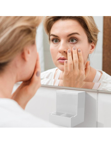 Dispensador de Lentes de Contacto Diarios Beautyflier - Acrílico Blanco