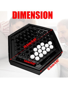 Juego de Mesa Ajedrez Badong de Mármol 23.4x20.2 cm 2