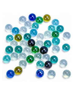 Canicas de Vidrio POPLAY 50 Piezas Multicolores con Silbato