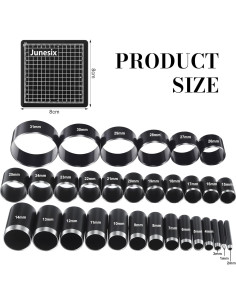 Juego de Herramientas de Corte Circular Otoolling 31 Piezas 1-55mm 2