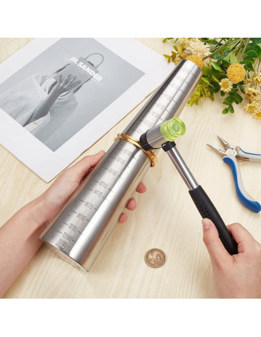 Conjunto de Medidores de Mandril para Pulseras BENECREAT 30cm