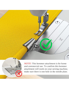 Pie de Prensatelas TIGARI para Dobladillo Enrollado 3-10mm 2