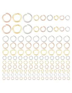 Anillas Abiertas de Acero Inoxidable UNICRAFTALE 450 Piezas