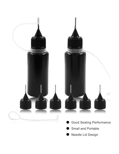 Botellas Aplicadoras de Precisión Bivethoi 15ml - 10 Piezas