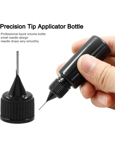 Botellas Aplicadoras de Precisión Bivethoi 15ml - 10 Piezas