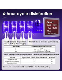 Soporte para Cepillos de Dientes iHave F104 con Desinfección UV y Aromaterapia 2