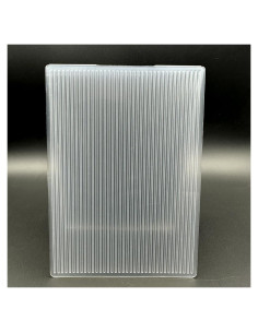 Plantilla de Embosado Plástico 3D A6 Rayas Verticales