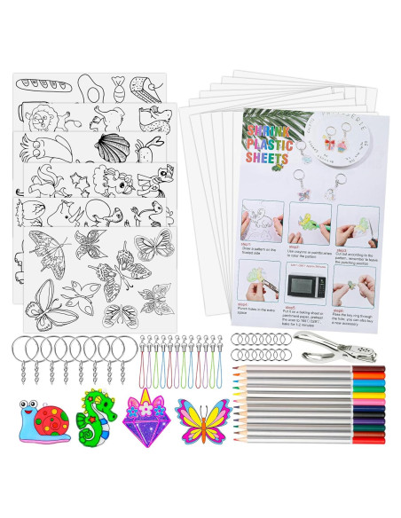 Kit de Llaveros Natonhi 239 Piezas Termocontraíble