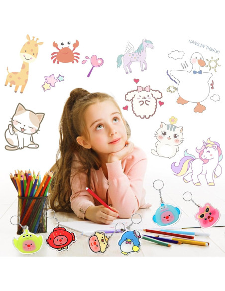 Kit de Llaveros Natonhi 239 Piezas Termocontraíble