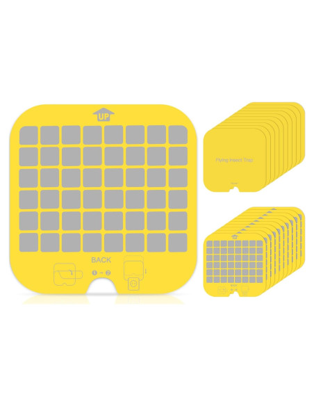 20 Placas Adhesivas Reemplazables Alikguu para Trampa de Moscas