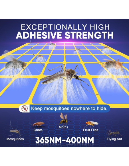 20 Placas Adhesivas Reemplazables Alikguu para Trampa de Moscas