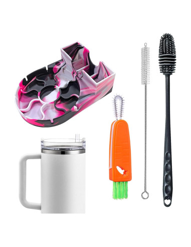 Soporte para Secar Botellas de Silicona CCDANSIYUCR 20-40oz