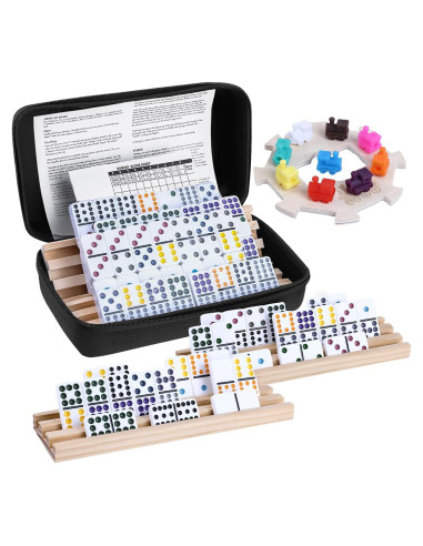 Juego de Dominó Mexicano BATURU 91 Fichas con Estuche