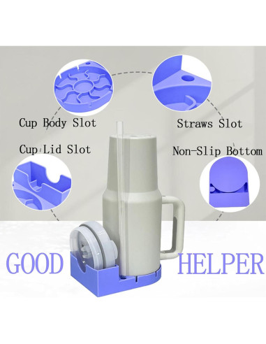 Soporte para Secar Botellas de Silicona CCDANSIYUCR 20-40oz