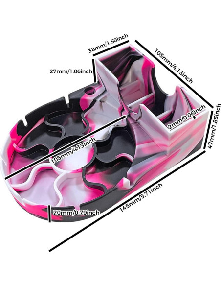 Soporte para Secar Botellas de Silicona CCDANSIYUCR 20-40oz