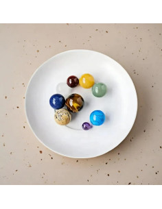 Colección de Cristales del Sistema Solar L&A - 9 Gemas Naturales 2