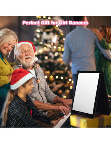 Espejo Plegable Portátil LPHUMEX 84x33 cm Negro para Danza