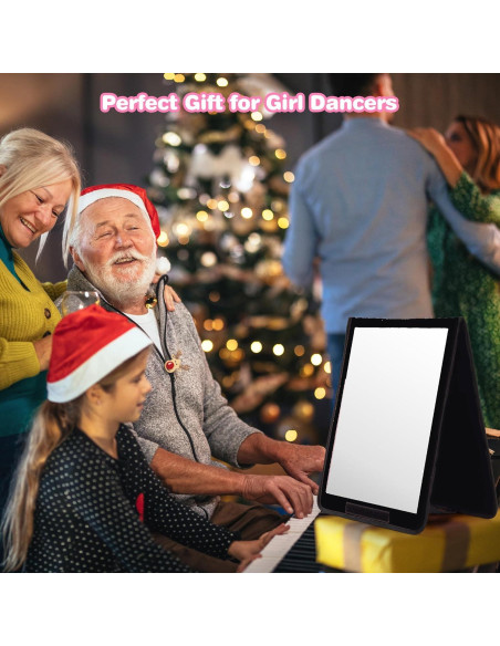 Espejo Plegable Portátil LPHUMEX 84x33 cm Negro para Danza