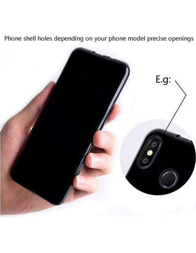 Funda Ultra Delgado TPU para Tecno Spark Go 2 - Negra