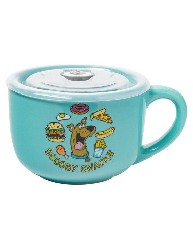 Taza de sopa cerámica Silver Buffalo Scooby Doo 710ml con tapa