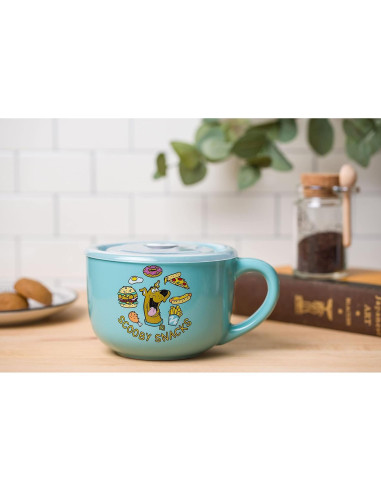 Taza de sopa cerámica Silver Buffalo Scooby Doo 710ml con tapa