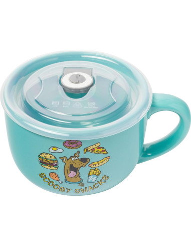 Taza de sopa cerámica Silver Buffalo Scooby Doo 710ml con tapa
