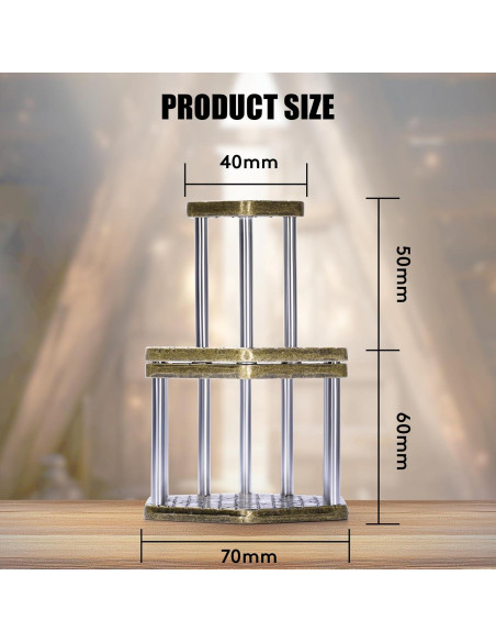 Cárcel de Dados de Metal ASTRANOVA - RPG, Póker, DND - Bronce