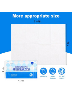 Toallitas de Limpieza Desechables SLequipo 50 Pcs Aroma Limón 2