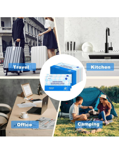 Toallitas de Limpieza Desechables SLequipo 50 Pcs Aroma Limón