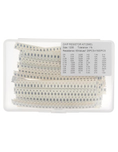 Kit de Resistencias 1206 1% Mericda 60 Valores x 25 Piezas
