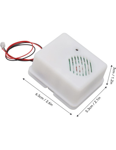 Reproductor de Sonido Halloween TOPINCN 5.3cm Altavoz Gritón