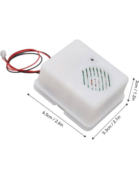 Reproductor de Sonido Halloween TOPINCN 5.3cm Altavoz Gritón