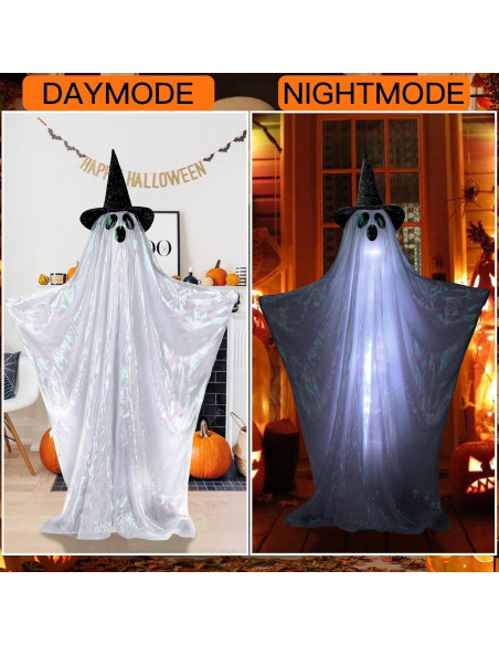 Fantasma Animado de Halloween Nollapo 162 cm con Sonido