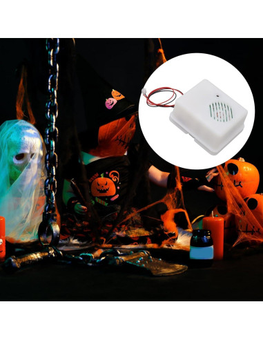 Reproductor de Sonido Halloween TOPINCN 5.3cm Altavoz Gritón